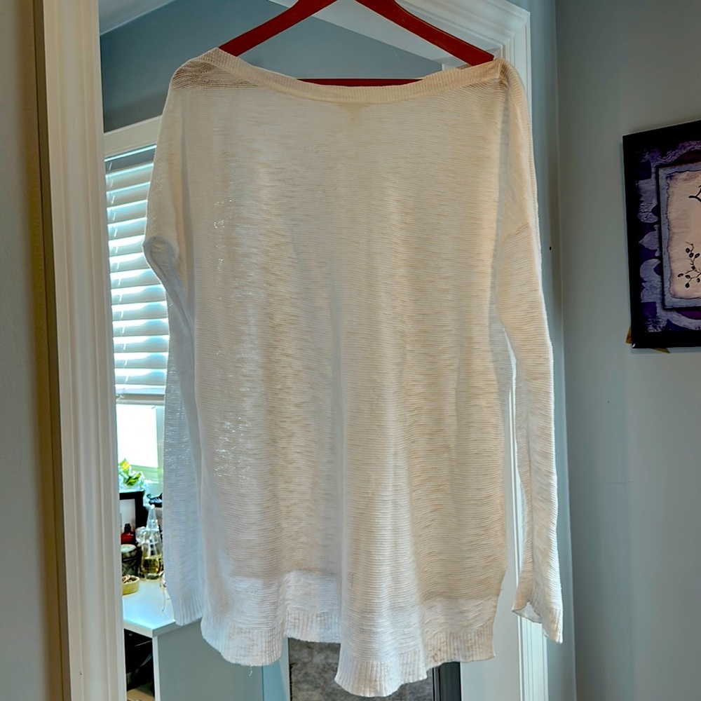 Elieen Fischer lightweight long sleeve tunic top